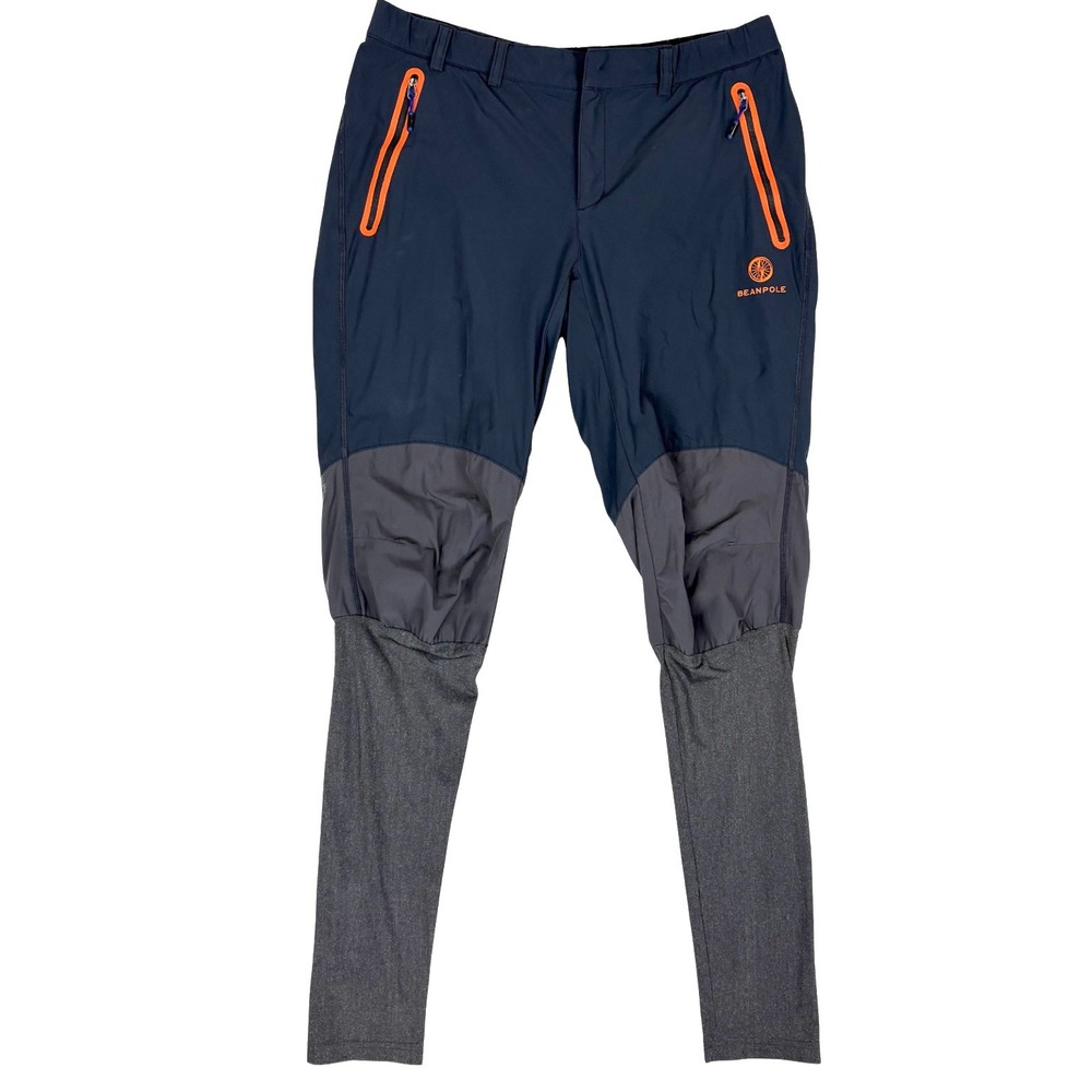 Beanpole Womens Hiking Climbing Pants Size S Gray Mixed Fabric Stretchy Gropcore